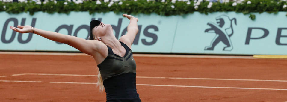Sharapova Defeats Halep For 2nd French Open Title