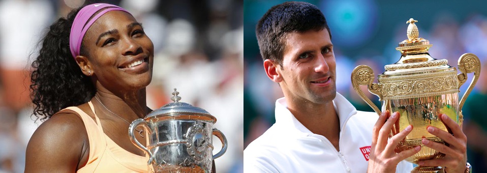 Djokovic & Williams Win 2015 Wimbledon Titles