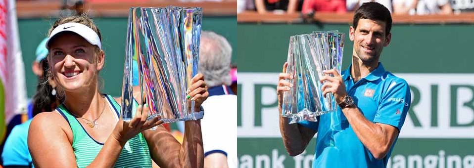 Djokovic & Azarenka win 2016 BNP Paribas Open