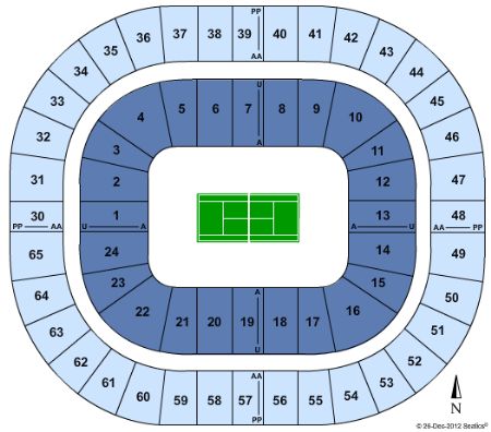 Rod Laver Arena seating chart