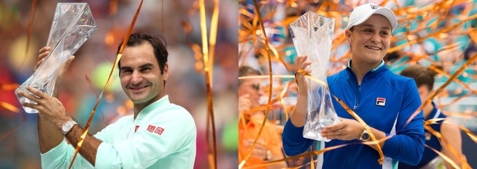 Federer, Barty win 2019 Miami Open